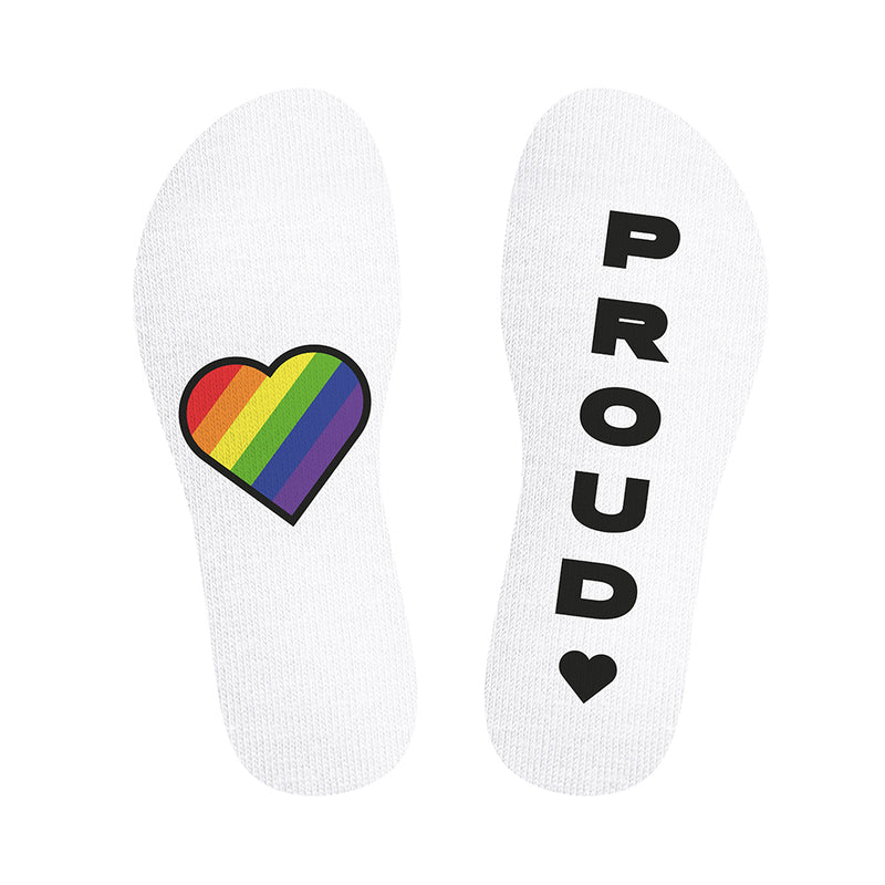 SneakXX - Chaussettes de football PRIDE - Blanc - Erotiekvoordeel.nl