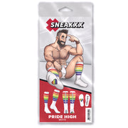 SneakXX - Chaussettes de football PRIDE - Blanc - Erotiekvoordeel.nl