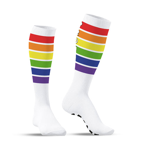 SneakXX - Voetbal Sokken PRIDE - Wit-Erotiekvoordeel.nl