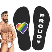 SneakXX - Chaussettes de football PRIDE - Noir - Erotiekvoordeel.nl