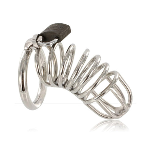 Spiral - Stainless Steel Chastity Cage 40 mm Ring-Erotiekvoordeel.nl