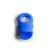 Sport Fucker - Baller - Cockring und Ballstretcher - Silikon - Blau - Erotiekvoordeel.nl