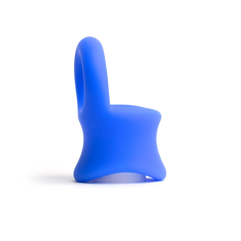 Sport Fucker - Baller - Cockring und Ballstretcher - Silikon - Blau - Erotiekvoordeel.nl