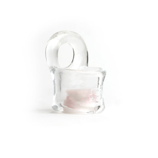Sport Fucker - Baller - Anillo para el pene y estirador de testículos - TPE - Transparente-Erotiekvoordeel.nl