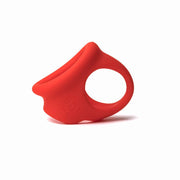 Sport Fucker - Cock Chute - Anello fallico elastico e divaricatore per testicoli - Silicone liquido - Rosso-Erotiekvoordeel.nl
