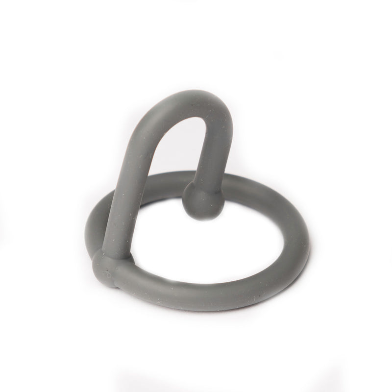 Sport Fucker - Bouchon anti-éjaculation - Bouchon anti-éjaculation en silicone - Gris métallisé-Erotiekvoordeel.nl