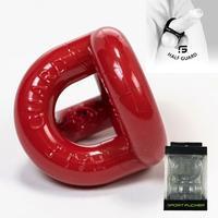 Sport Fucker - Half Guard Cockring - Siliconen/TPR - Rood-Erotiekvoordeel.nl