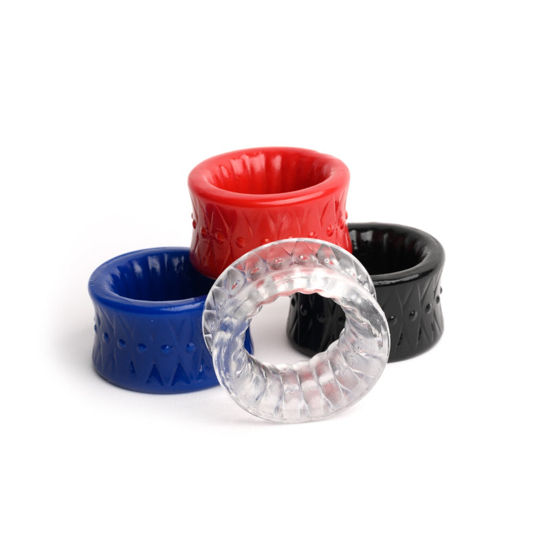 Sport Fucker - Low Stack - Ball Stretcher réversible - Rouge-Erotiekvoordeel.nl