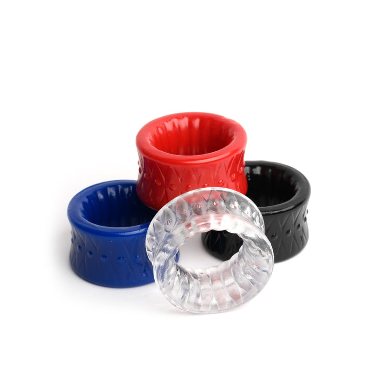 Sport Fucker - Low Stack - Ball Stretcher réversible - Rouge-Erotiekvoordeel.nl