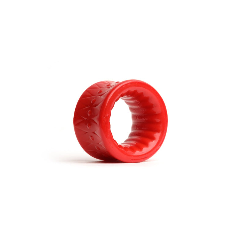 Sport Fucker - Low Stack - Ball Stretcher réversible - Rouge - Erotiekvoordeel.nl