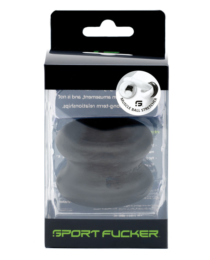 Sport Fucker - Muscle - Ball Stretcher - TPE - Black-Erotiekvoordeel.nl