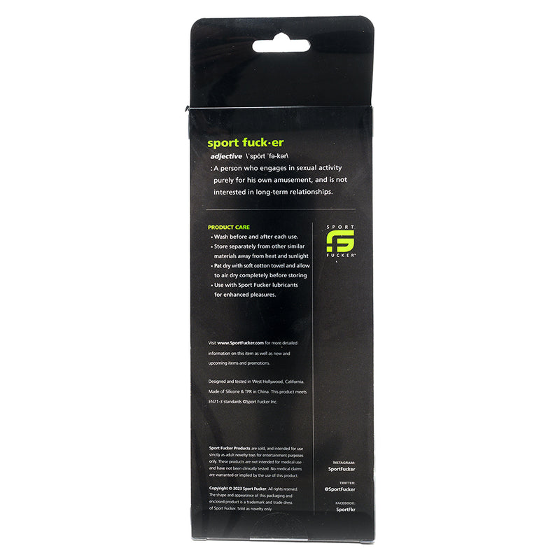 Sport Fucker - Next Level Trainer Plug - Buttplug - Silikon - Schwarz - Erotiekvoordeel.nl