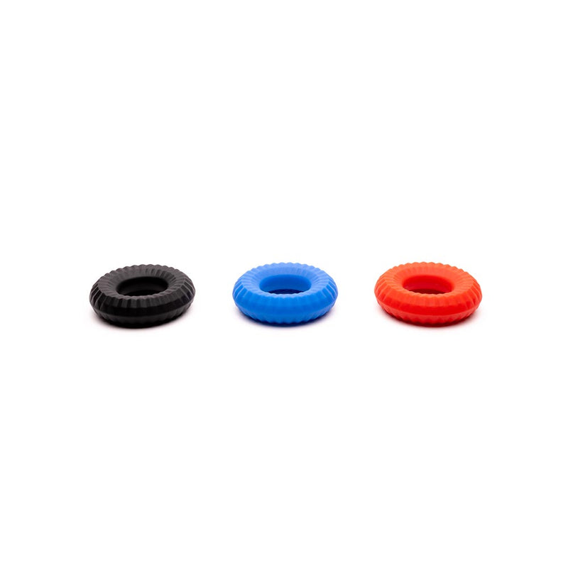 Sport Fucker - Nitro Ring - Anneau pénien ou extenseur de testicules en silicone - Rouge-Erotiekvoordeel.nl