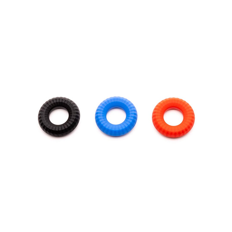 Sport Fucker - Nitro Ring - Anneau pénien ou extenseur de testicules en silicone - Noir-Erotiekvoordeel.nl