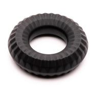 Sport Fucker - Nitro Ring - Anneau pénien ou extenseur de testicules en silicone - Noir-Erotiekvoordeel.nl