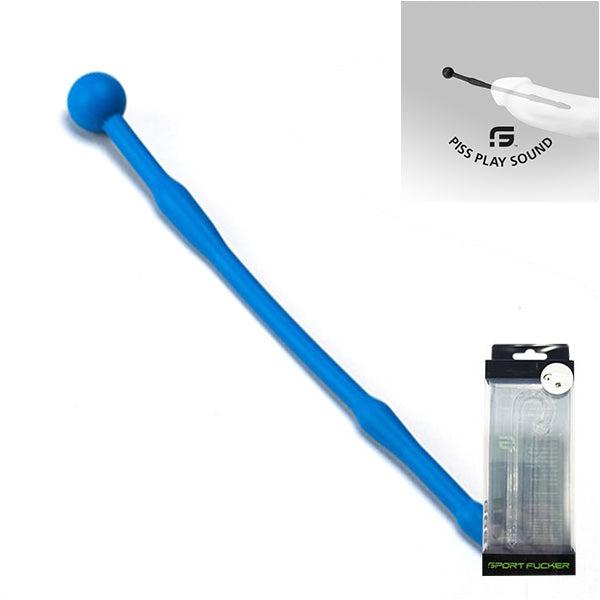 Sport Fucker - Piss Play Sound - Holle Dilator - 18 cm - Blauw-Erotiekvoordeel.nl