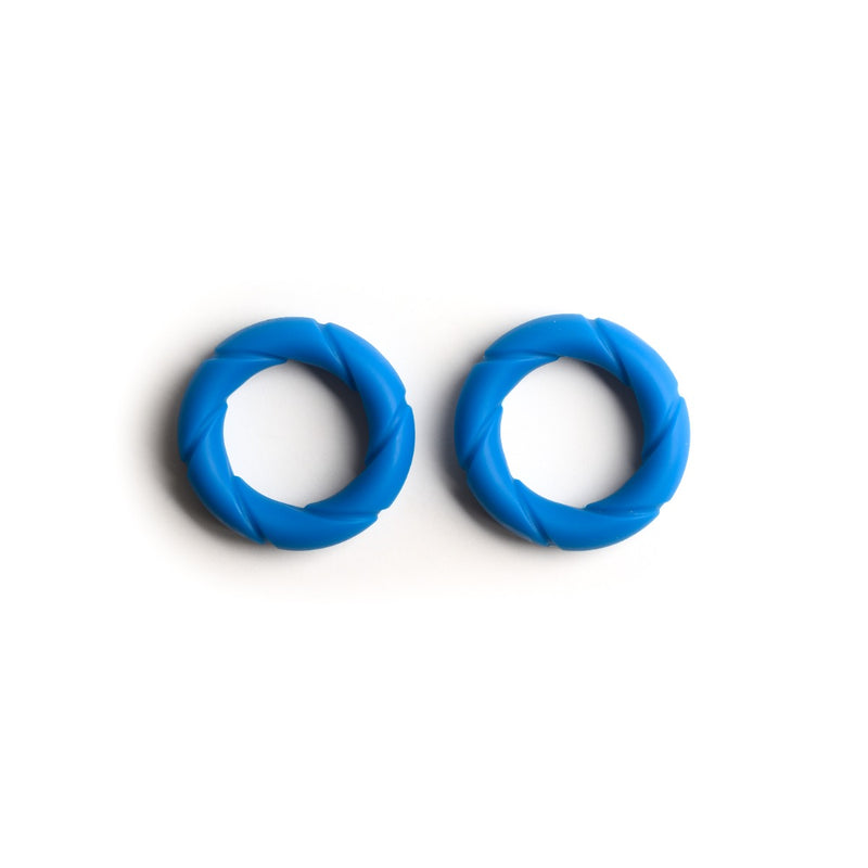 Sport Fucker - Ready Rings - 2 unidades - Azul-Erotiekvoordeel.nl