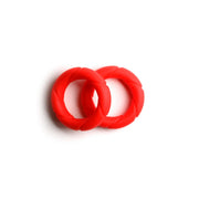 Sport Fucker - Ready Rings - 2 Sztuki - Czerwony - Erotiekvoordeel.nl