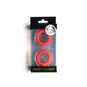 Sport Fucker - Ready Rings - 2 Sztuki - Czerwony - Erotiekvoordeel.nl
