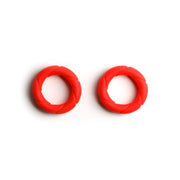 Sport Fucker - Ready Rings - 2 Sztuki - Czerwony - Erotiekvoordeel.nl