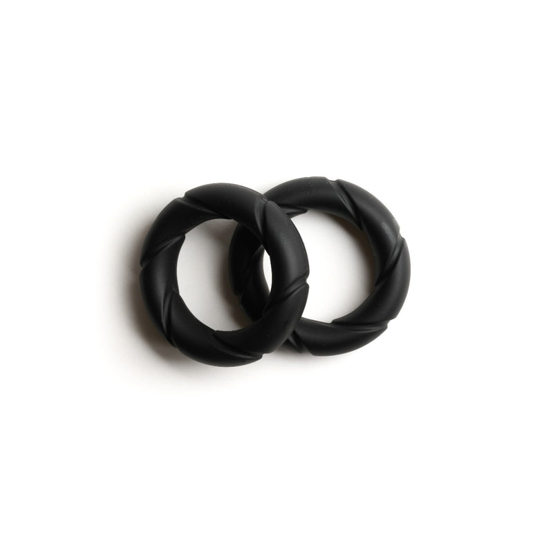 Sport Fucker - Ready Rings - 2 Stück - Schwarz - Erotiekvoordeel.nl