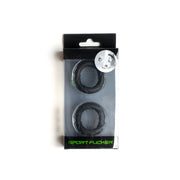 Sport Fucker - Ready Rings - 2 Stück - Schwarz - Erotiekvoordeel.nl