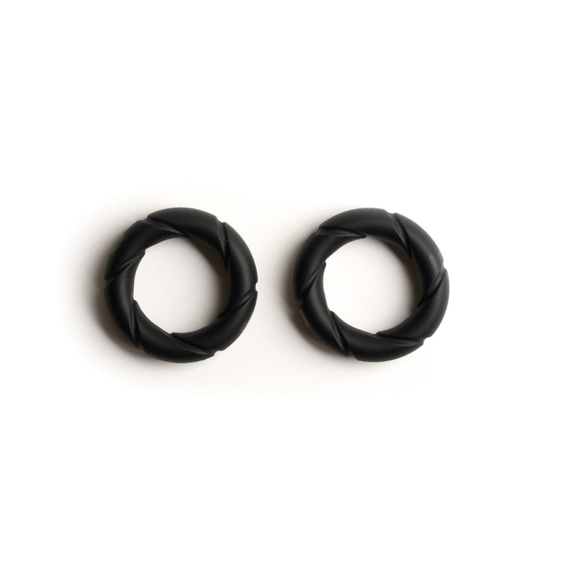 Sport Fucker - Ready Rings - 2 Stück - Schwarz - Erotiekvoordeel.nl