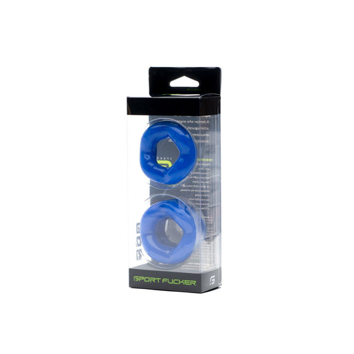 Sport Fucker - Set Revolution Cockring & Ballstretcher - Blu-Erotiekvoordeel.nl
