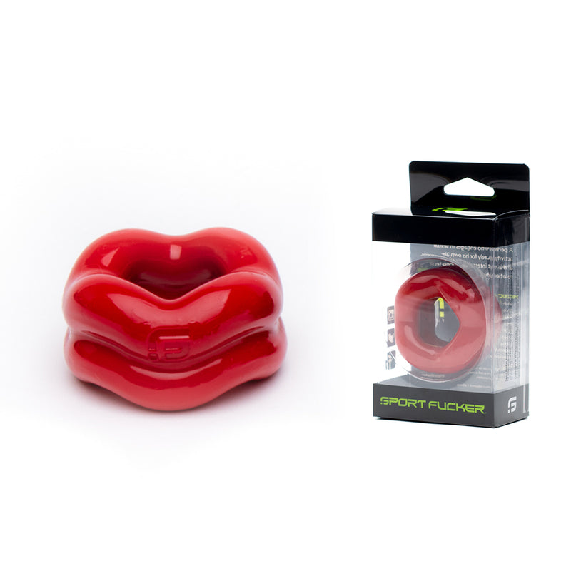 Sport Fucker - Revolution Ring - Ball Stretcher estensibile - Rosso-Erotiekvoordeel.nl