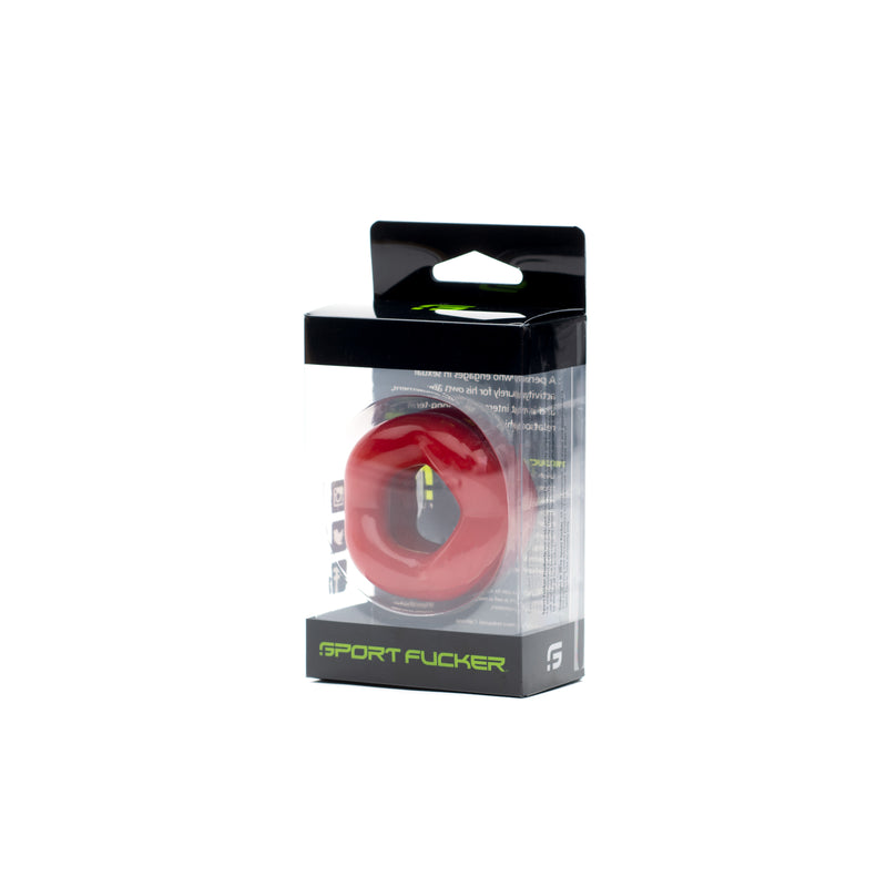 Sport Fucker - Revolution Ring - Ball Stretcher estensibile - Rosso - Erotiekvoordeel.nl