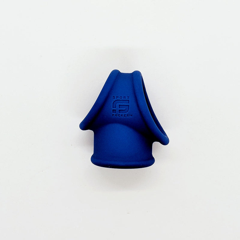 Sport Fucker - Silikon-Cock-Tube - Cockring und Ballstretcher - Blau - Erotiekvoordeel.nl