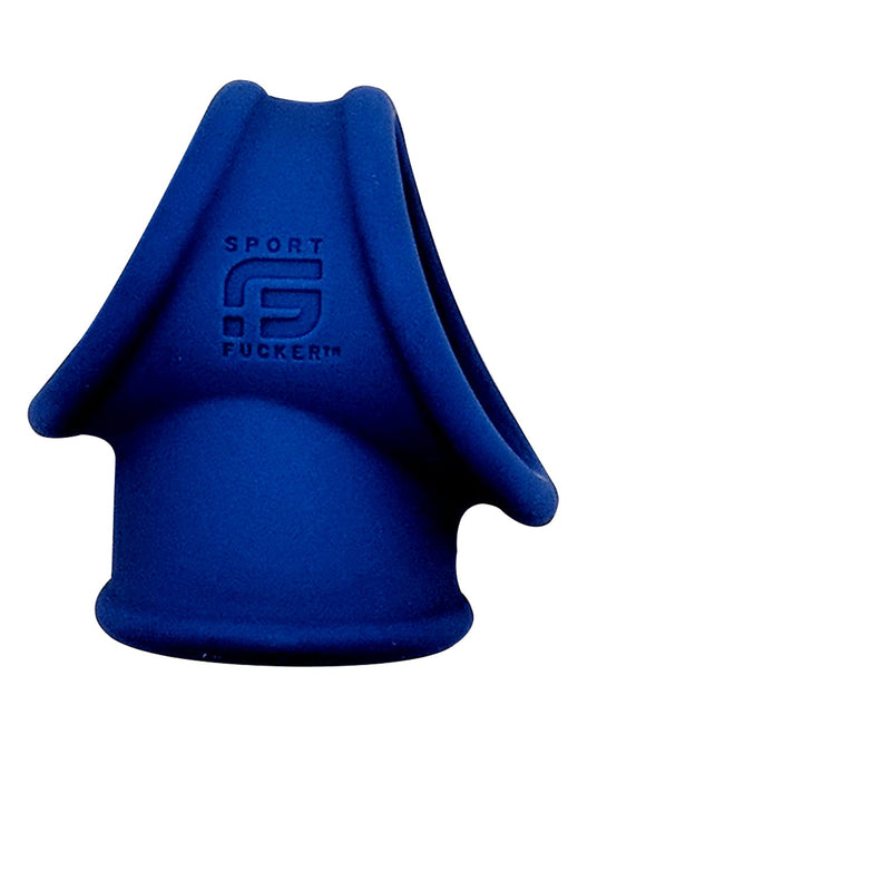 Sport Fucker - Silikon-Cock-Tube - Cockring und Ballstretcher - Blau - Erotiekvoordeel.nl