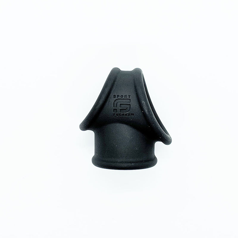 Sport Fucker - Silikon-Cock-Tube - Cockring und Ballstretcher - Schwarz-Erotiekvoordeel.nl