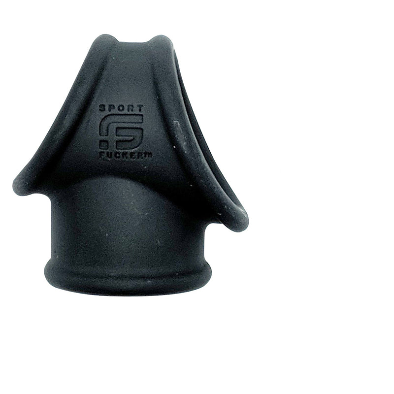 Sport Fucker - Silikon-Cock-Tube - Cockring und Ballstretcher - Schwarz-Erotiekvoordeel.nl