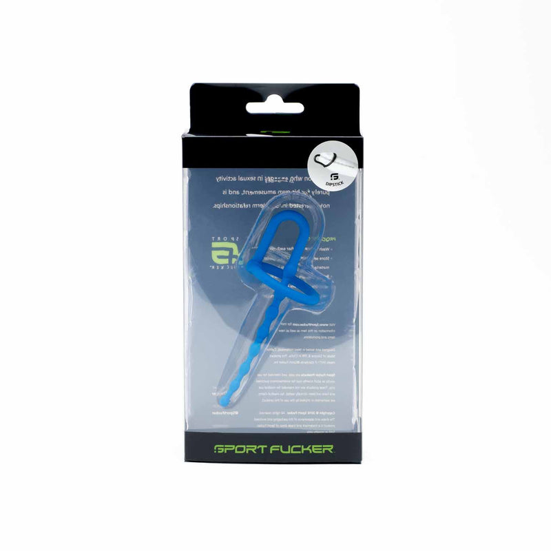 Sport Fucker - Silikonowy Wtyk Do Penisa - Dipstick - Blauw-Erotiekvoordeel.nl