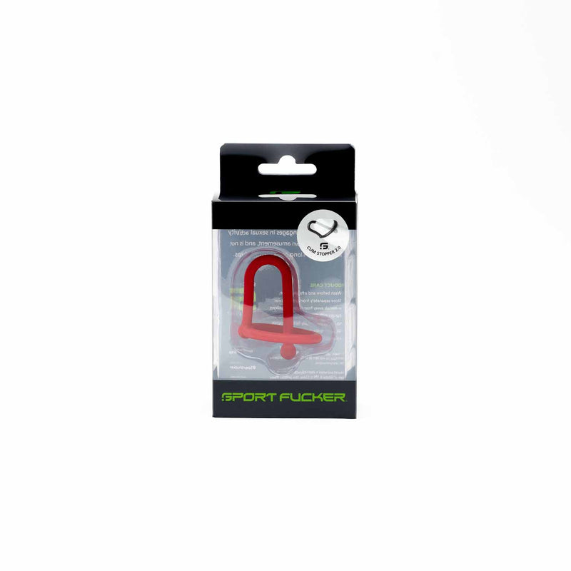 Sport Fucker - Tapón de silicona para semen 2.0 - Rojo-Erotiekvoordeel.nl