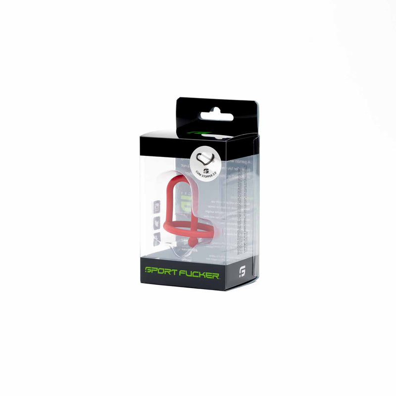 Sport Fucker - Tapón de silicona para semen 2.0 - Rojo-Erotiekvoordeel.nl