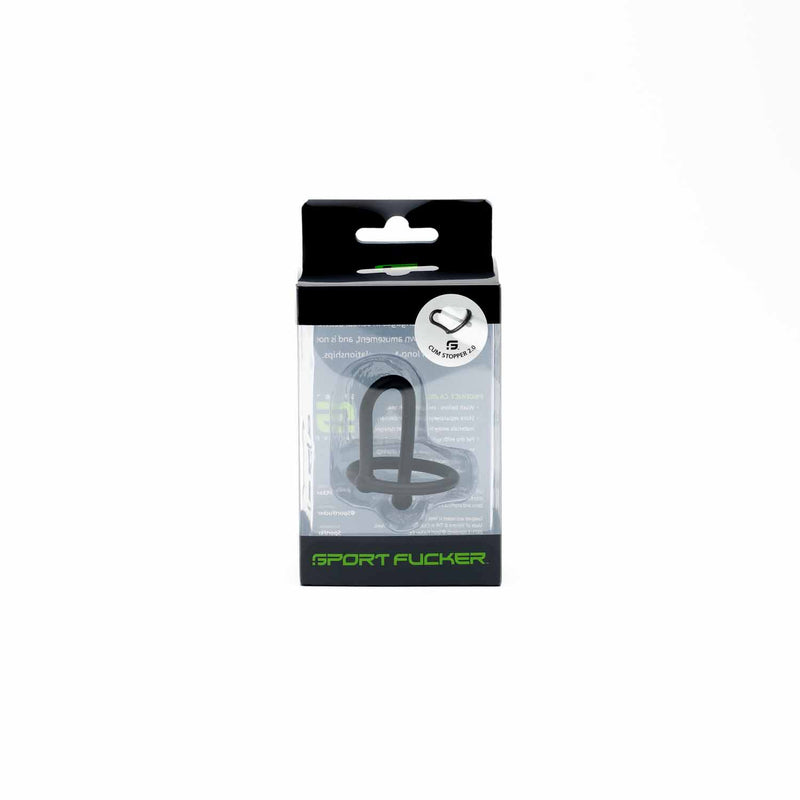 Sport Fucker - Bouchon à sperme en silicone 2.0 - Noir - Erotiekvoordeel.nl