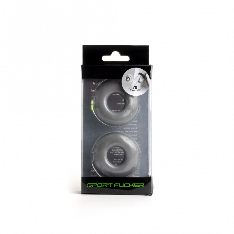 Sport Fucker - Stacker Rings - 2 pieces - Metal-Erotiekvoordeel.nl