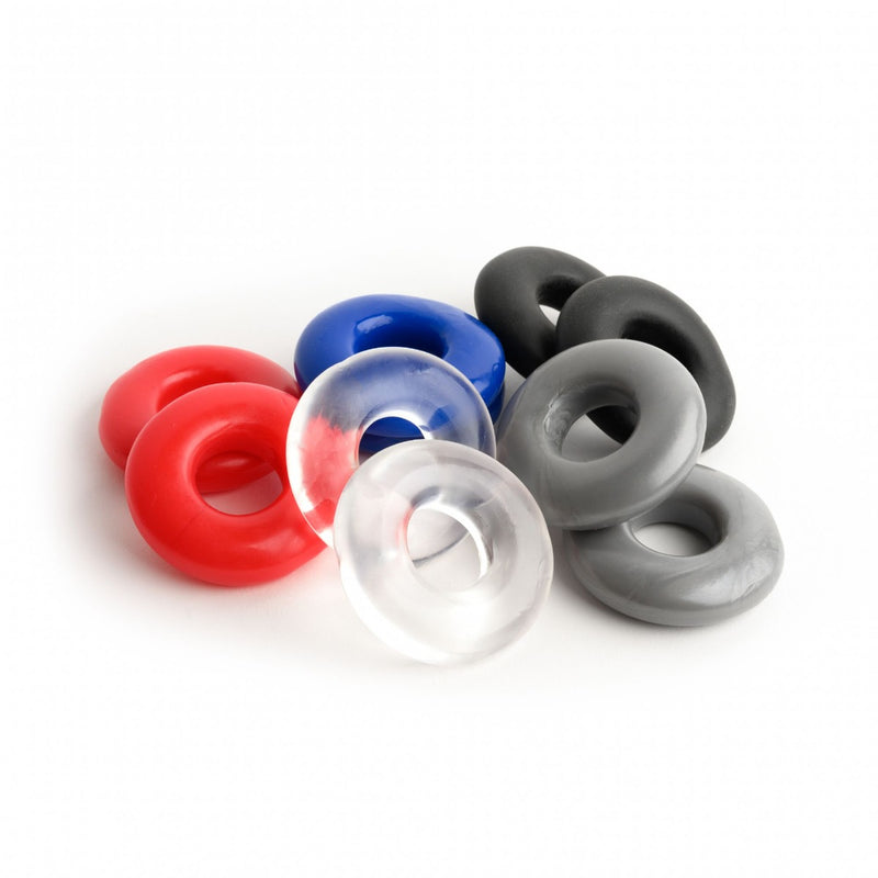 Sport Fucker - Anillos apilables - 2 unidades - Transparente-Erotiekvoordeel.nl