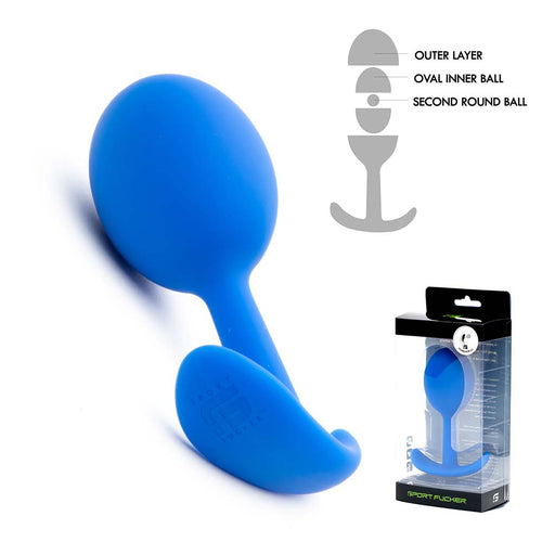 Sport Fucker - Thunder Plug Large - Azul-Erotiekvoordeel.nl