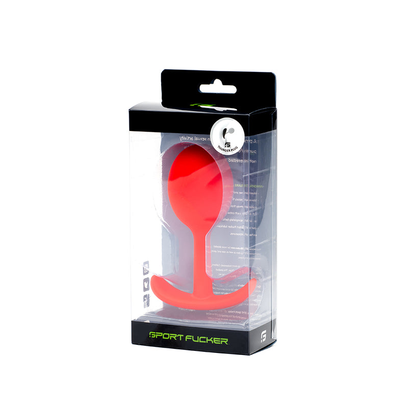 Sport Fucker - Thunder Plug Large - Rojo-Erotiekvoordeel.nl
