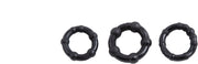 Stay Hard Ring - Cockringen set - Zwart-Erotiekvoordeel.nl