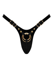 Strap-On-Me - Fabulous - Faux Leather Strap-On Harness - Sizes XS to XXL - Black Patent Leather - Erotiekvoordeel.nl
