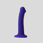 Strap-On-Me - Glow-LED Dildo - Purple - Size M-Erotiekvoordeel.nl