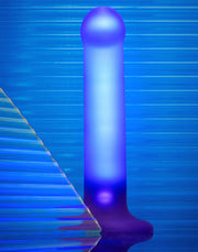 Strap-On-Me - Glow-LED Dildo - Purple - Size M - Erotiekvoordeel.nl