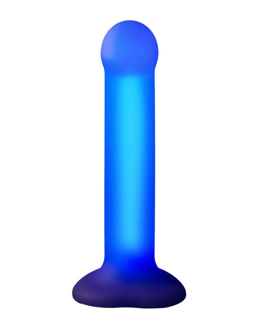 Strap-On-Me - Glow-LED Dildo - Purple - Size M - Erotiekvoordeel.nl
