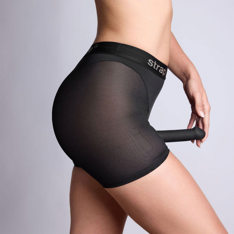 Strap-On-Me - Halo - Strap-On Harness Panties - Black-Erotiekvoordeel.nl