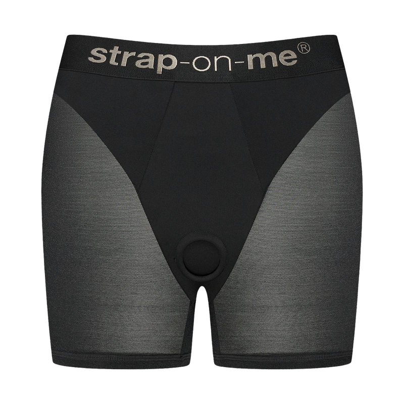 Strap-On-Me - Halo - Strap-On Harness Panties - Black-Erotiekvoordeel.nl