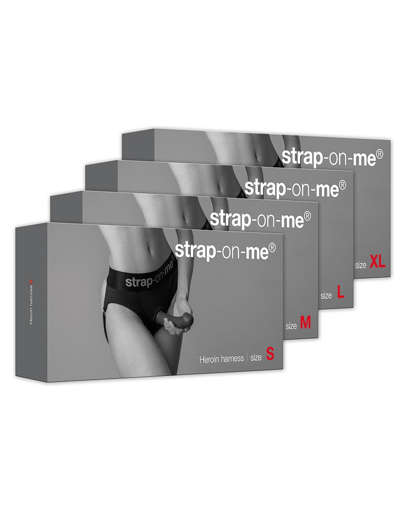 Strap-On-Me - Heroine - Strap-On Harnas - Zwart-Erotiekvoordeel.nl